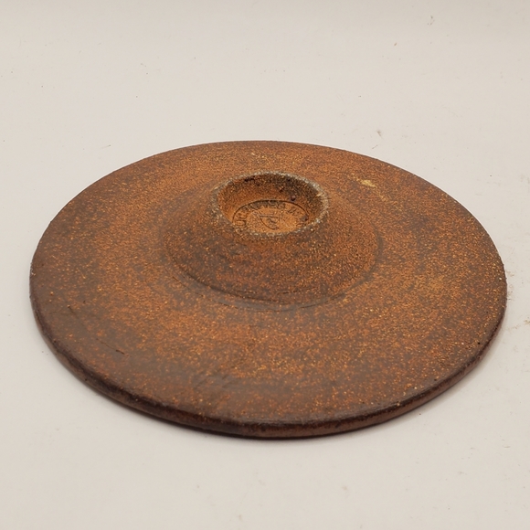 Juan Valdez Rare Handmade Pottery Espresso Cups And Saucers Set of 2 Brown Beige - Picture 7 of 16